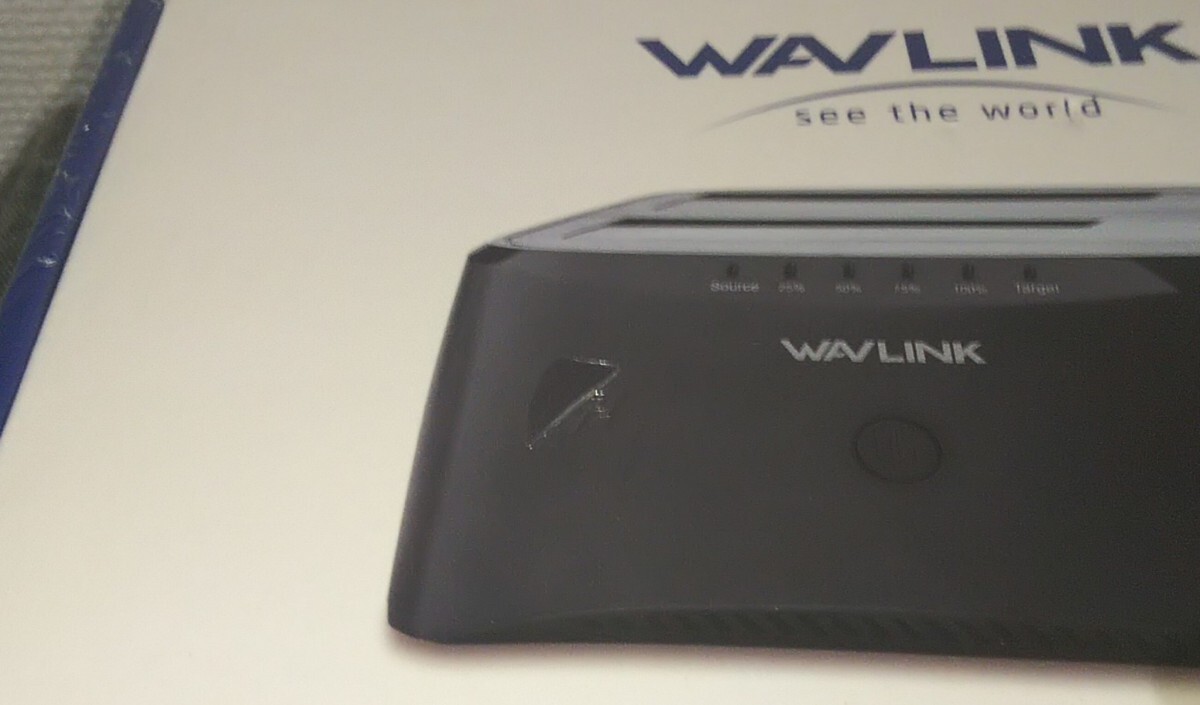 WAVLINK USB 3.0 SATA I/II/III デュアル ベイ外付けハード ドライブ ドッキング ステーション_画像4