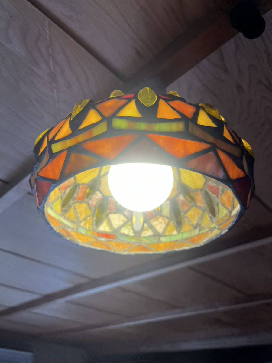  stained glass lighting easy installation ceiling light socket stained glass lighting antique retro A0069