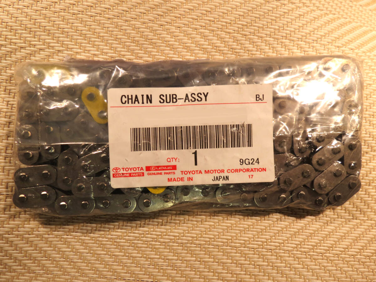 新品 トヨタ純正 ZZW30 ZZT230 ZZT231 MR-S セリカ カローラ タイミングチェーン TOYOTA Genuine CELICA COROLLA Engine Timing Chain_画像1