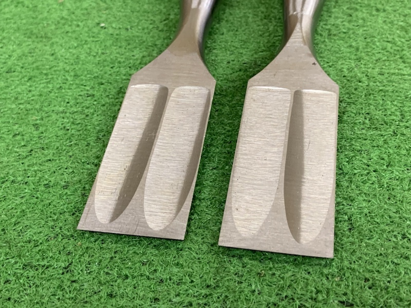 【未使用品】叩き鑿 木目？ 市春 1寸2分(36mm) 2本セット wood chisel s848の画像3