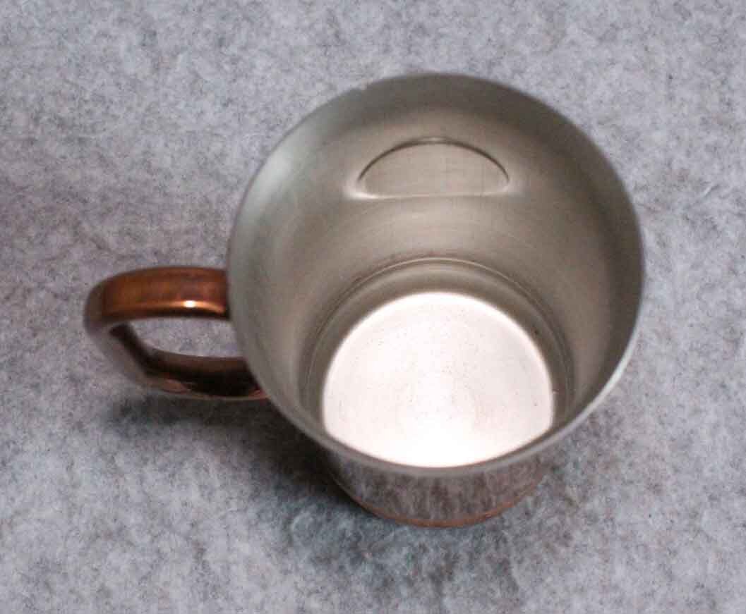 [tb58]銅製 カップ マグカップ コップ KRUGERRAND 1982 ビアジョッキ コイン 古銭 メダル coin medal cup copper クルーガーランドの画像4