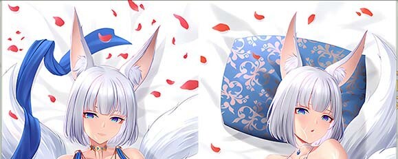 ★1円から 正規輸入品★　抱き枕カバー　160*50 アズールレーン 加賀_画像2