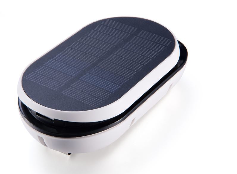 [送料無料] 楕円型 エアーポンプ ソーラー 太陽光 充電式 USB充電 酸素 釣り 携帯_画像4