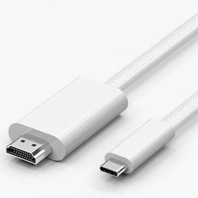 VAVIICLO高耐久ナイロン USB Type C HDMI 変換ケーブル 1.8M接続ケーブル Thunderbolt3/4 タイプC to hdmi 対応iPhone 15の画像2
