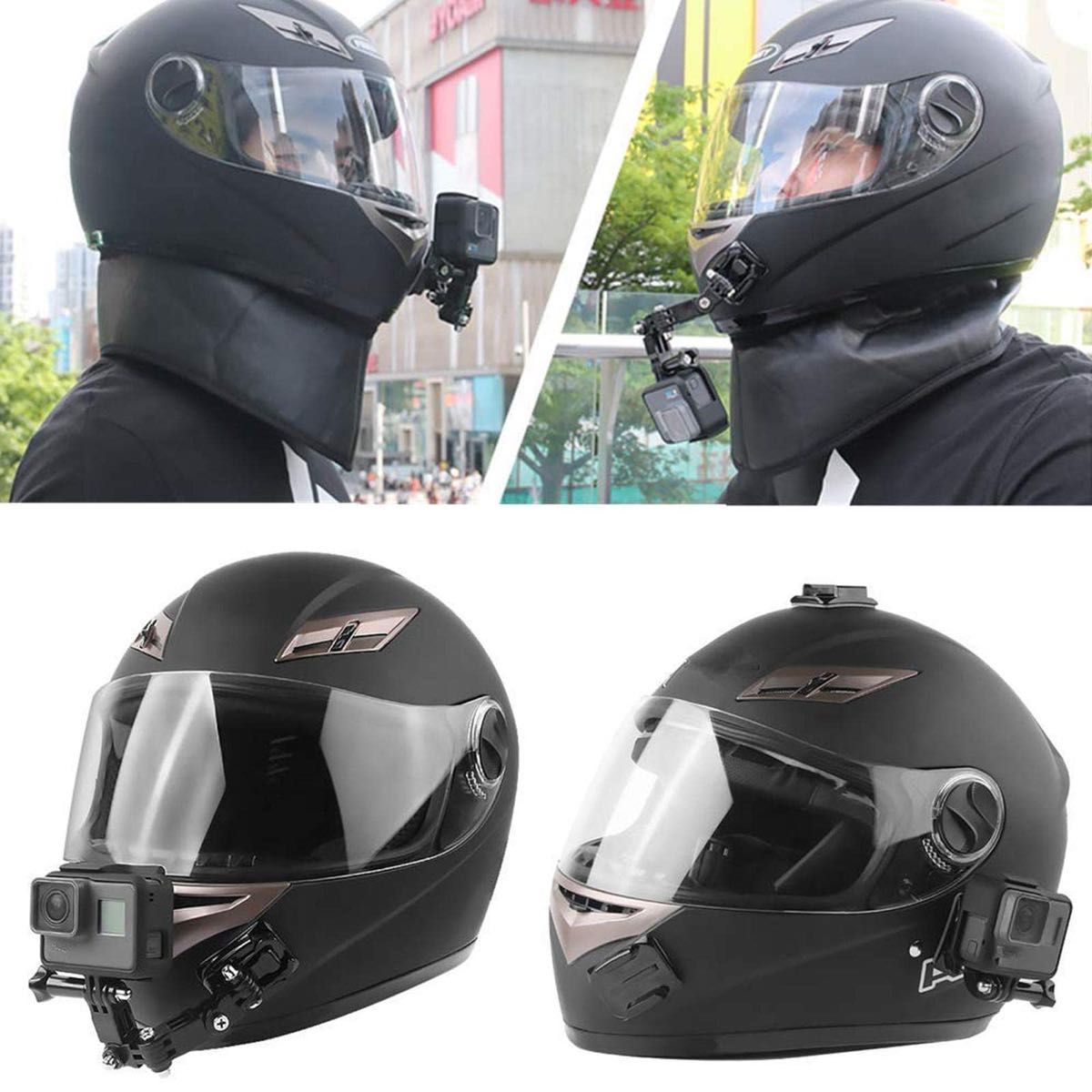 オートバイ ヘルメット 顎 ブラケット GoPro用オートバイヘルメット