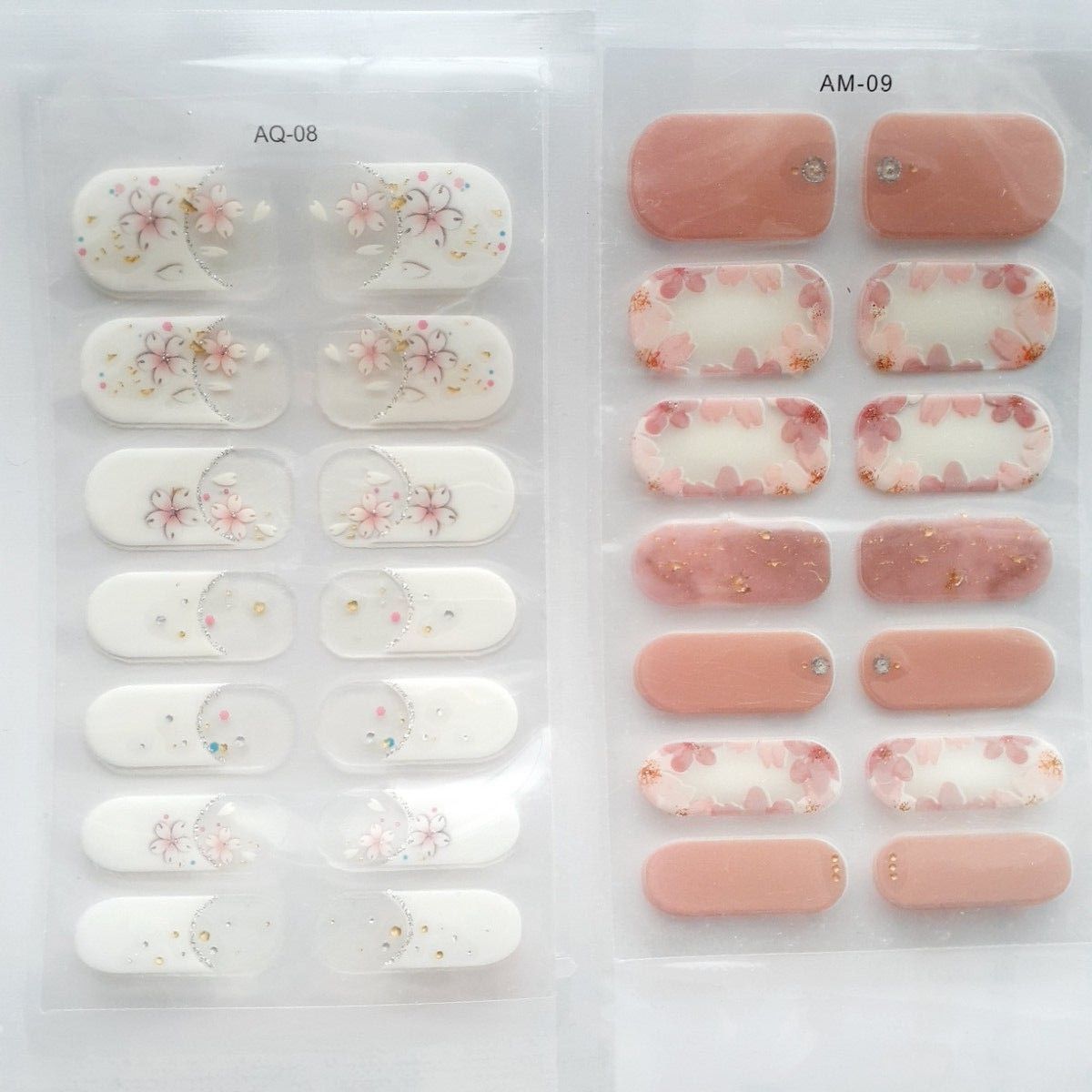 sale！ジェルネイルシール10枚①ﾐﾆﾔｽﾘset