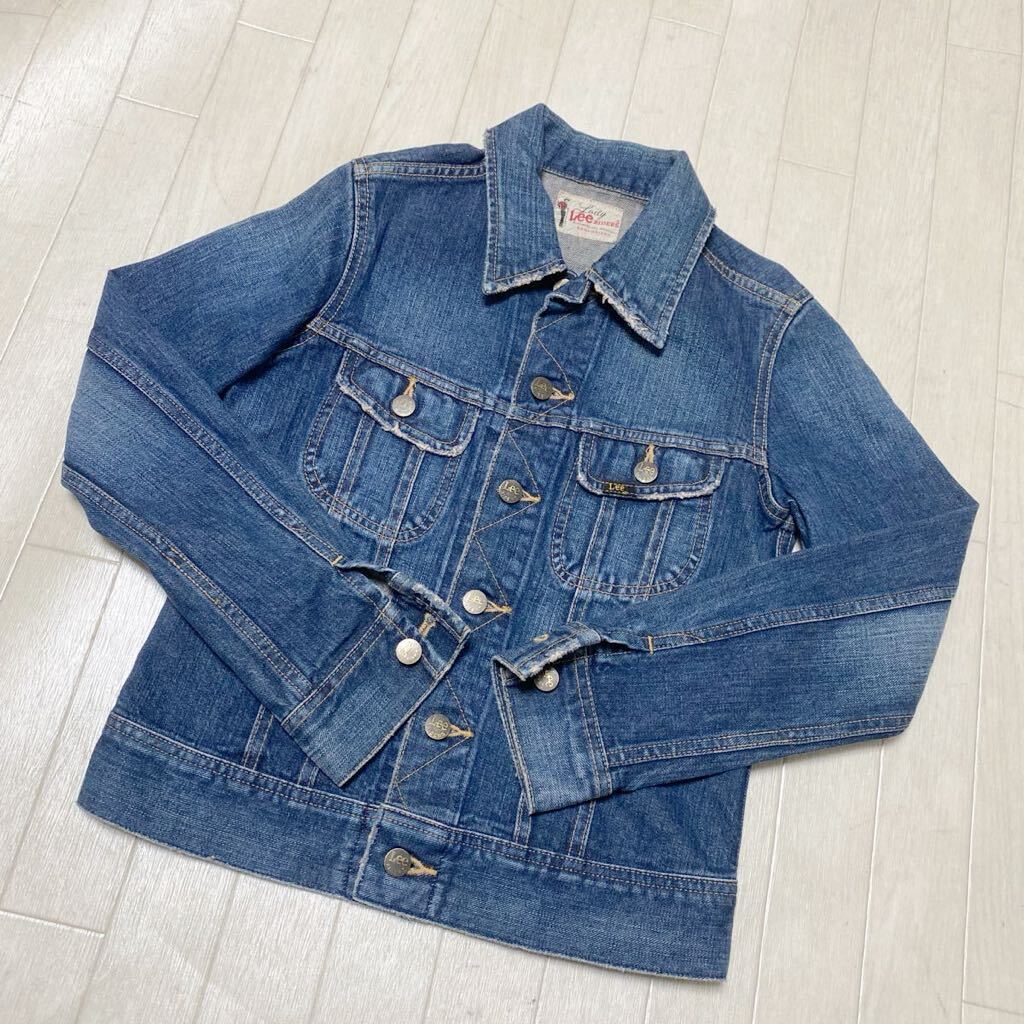 3893 ☆ Lee League Tops Внешняя блузон джинсовая куртка Jigan повседневная куртка Ladies m
