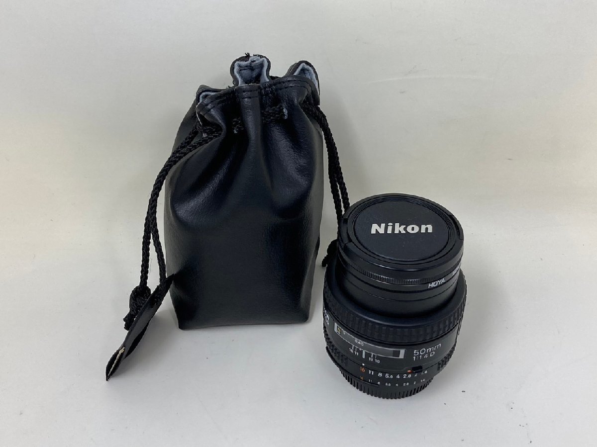 ◆Nikon ニコン カメラレンズ 50mm AFNIKKOR/1:1.4D 動作未確認 現状 ジャンク◆10678★