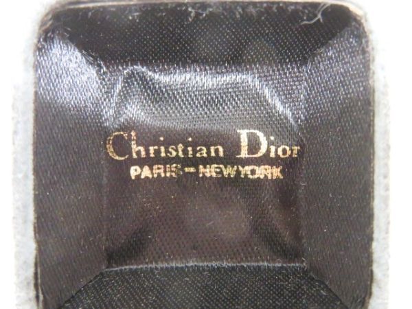 ■hakt1409-3 559 Christian Dior クリスチャン・ディオール タイタック ピン ゴールドカラー 紳士 アクセサリー 箱付_画像6