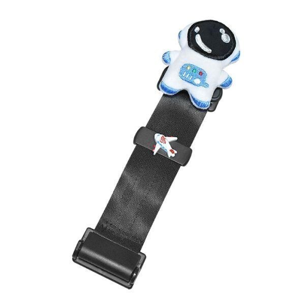 [新品/青] 子供用 キッズ シートベルトリテーナー ストッパー 安全ベルト ショルダープロテクター 宇宙飛行士 青 10個セットの画像2