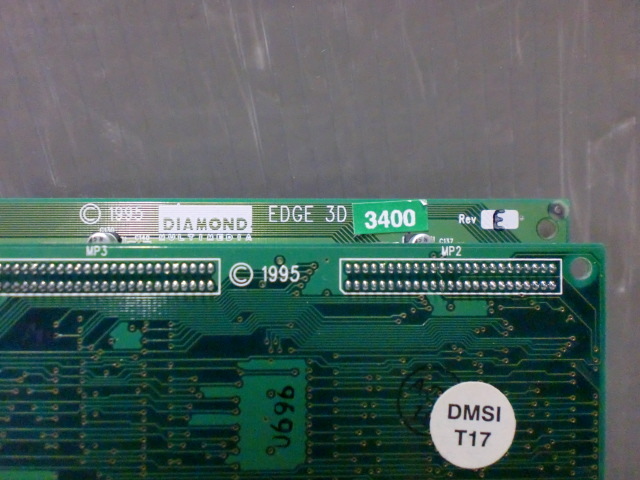 【EDGE 3D 3400XL 4MB DRAM PCI】Diamond Multimedia SEGA セガ 3Dマルチメディア・アクセラレータ ジャンク品_画像6