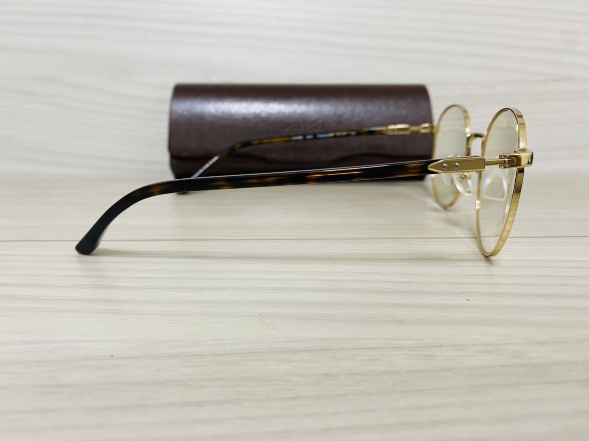 OLIVER PEOPLES オリバーピープルズ メガネフレーム OV5988 5003★Chessman★ゴールド 鼈甲柄 伊達眼鏡 サングラス 未使用 美品 _画像4