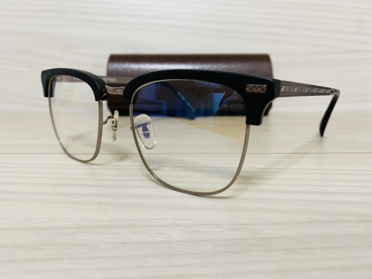 OLIVER PEOPLES オリバーピープルズ メガネフレーム OV5989 5005★Petfi★マットブラック 伊達眼鏡 人気 サーモントタイプ 未使用 美品 _画像2