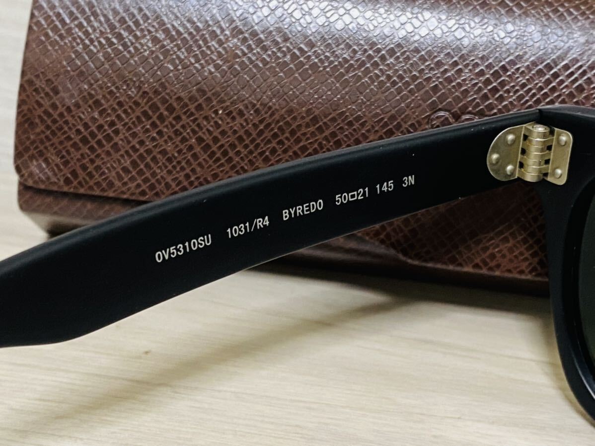 OLIVER PEOPLES オリバーピープルズ サングラス OV5310SU 1031/R4★BYREDO★マットブラック 伊達眼鏡 未使用 美品 _画像6