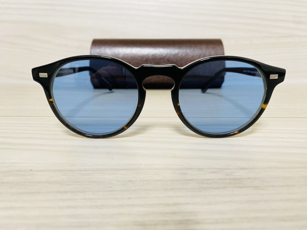 OLIVER PEOPLES オリバーピープルズ サングラス OV5217S 1178P1★Gregory Peck Sun★カラーレンズ 伊達眼鏡 未使用 美品_画像1