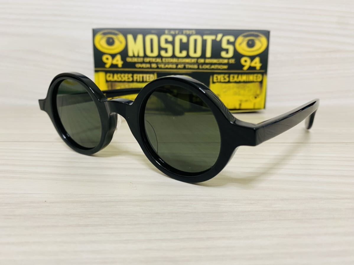 MOSCOT モスコット★ゾルマン★サングラス★ZOLMAN★伊達眼鏡 人気フレーム ボストン 黒縁 未使用 美品の画像2