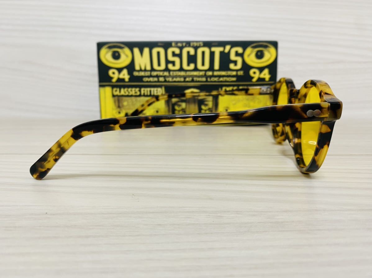 MOSCOT モスコット★ミルゼン★サングラス★MILTZEN★伊達眼鏡 鼈甲柄 ボストン オシャレ カラーレンズ 未使用 美品_画像4