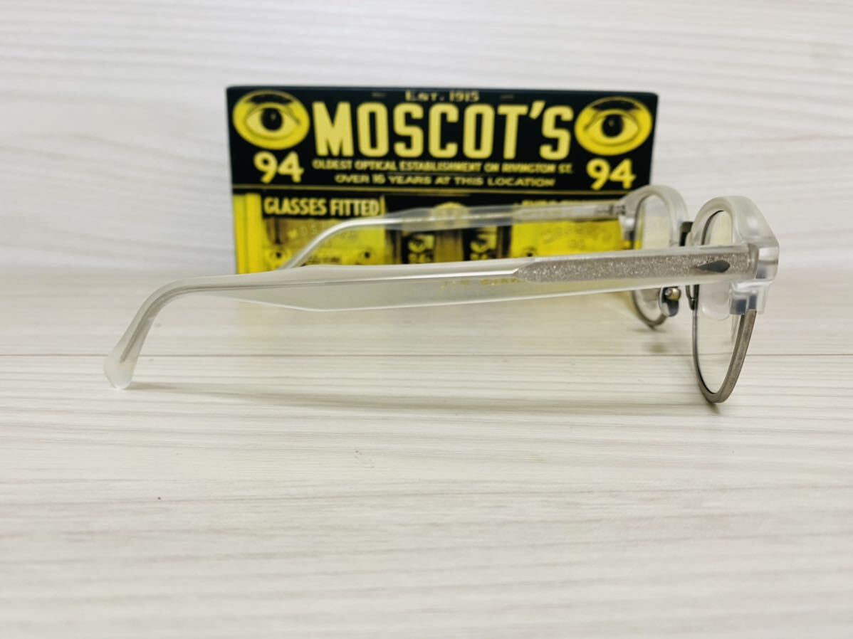 MOSCOT モスコット★レムトッシュマック★メガネフレーム★LEMTOSH-MAC★伊達眼鏡 艶消し ボストン ウェリントン 未使用 美品の画像4