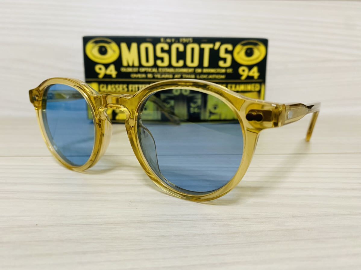 MOSCOT モスコット★ミルゼン★サングラス★MILTZEN★伊達眼鏡 ボストン オシャレ カラーレンズ 未使用 美品の画像2