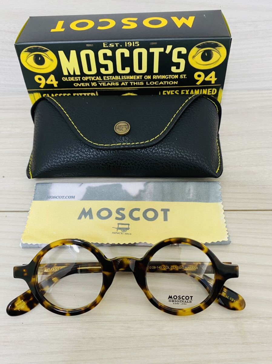 MOSCOT モスコット★ゾルマン★メガネフレーム★ZOLMAN★伊達眼鏡 人気フレーム ボストン 鼈甲柄 未使用 美品_画像9