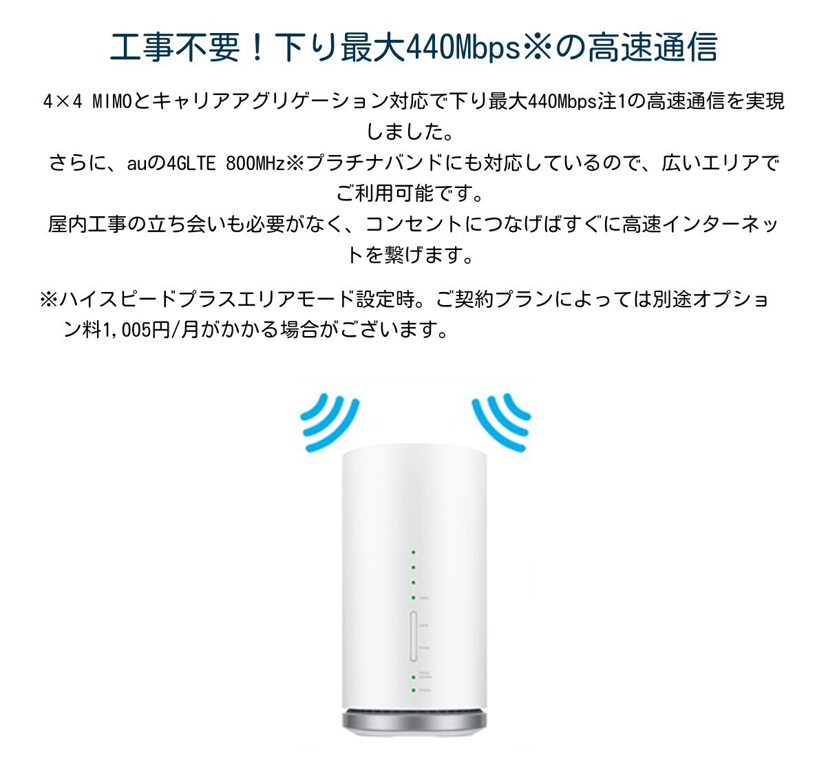 SIMフリー WiFiホームルーター mineo IIJmio OCN povo イオンモバイル LINEMO ワイモバイル Y!mobile UQモバイル irumo 日本通信SIM APNの画像2