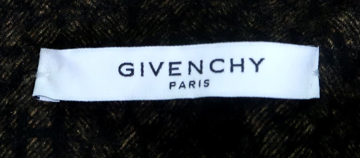  total Logo regular price 20 ten thousand jpy ^16AW superior article Givenchy men's jacket Star blouson wool 48 Brown 3320
