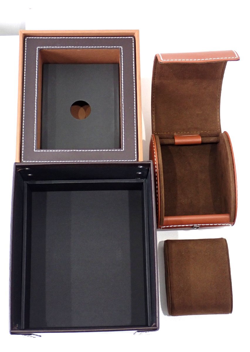 美品 ブライトリング 時計 ボックス ケース レザー ケース 内箱 外箱 754の画像8