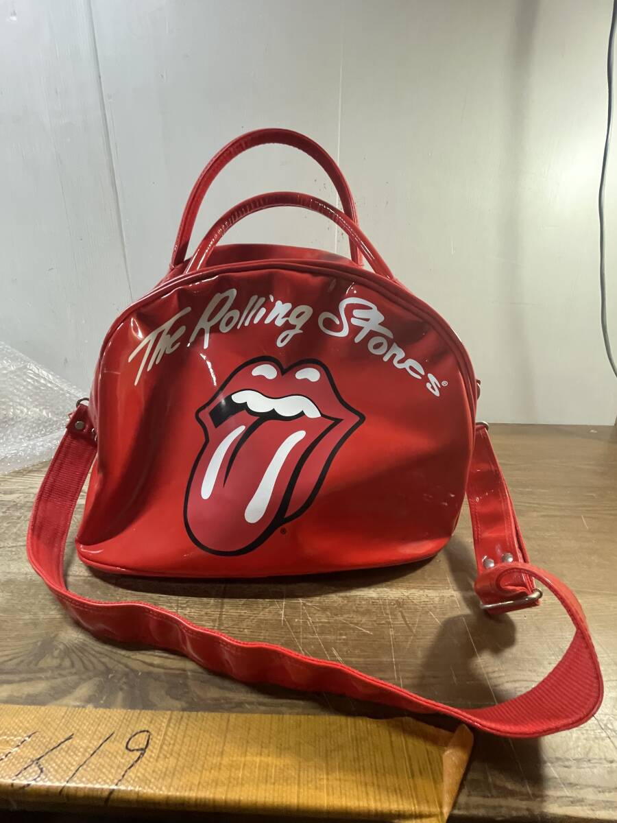 RollingStones ローリングストーンズ ●1758Z● エナメルバック エナメルボストンバック レディース バック ボストンバック ヘルメット_画像1