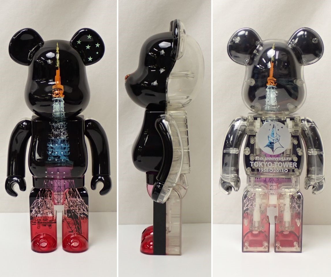 □MEDICOM TOY/メディコムトイ 東京タワー BE@RBRICK/ベアブリック 400％ DIAMOND VEIL Ver./外箱付き&1263700209_画像2