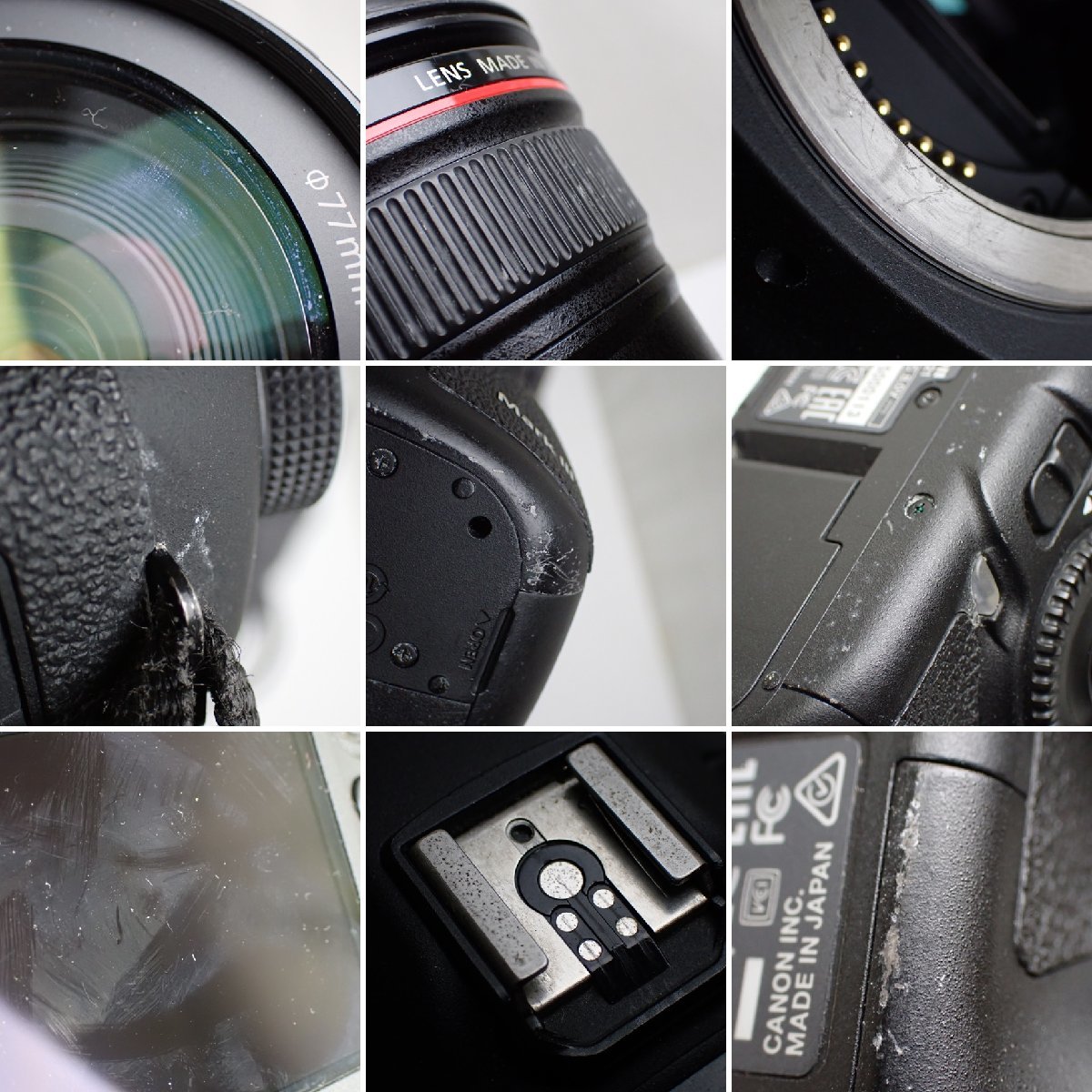 ★Canon デジタル一眼レフカメラ EOS 5D Mark III レンズキット/EF 24-105mm F4L IS USM/約2230万画素/付属品あり/ジャンク扱い&1938900565の画像8