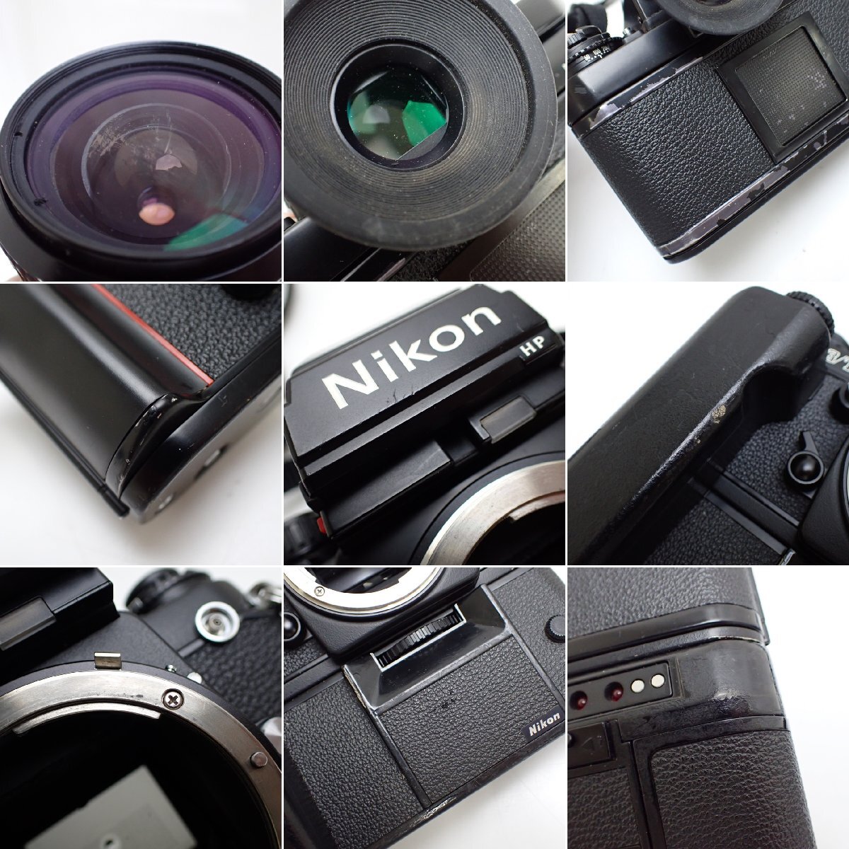 ★Nikon/ニコン 一眼レフ フィルムカメラ F3・F3/T ボディ + Nikkor 2.8cm F3.5 レンズ/モータードライブ付属/ジャンク扱い&1938900645の画像8