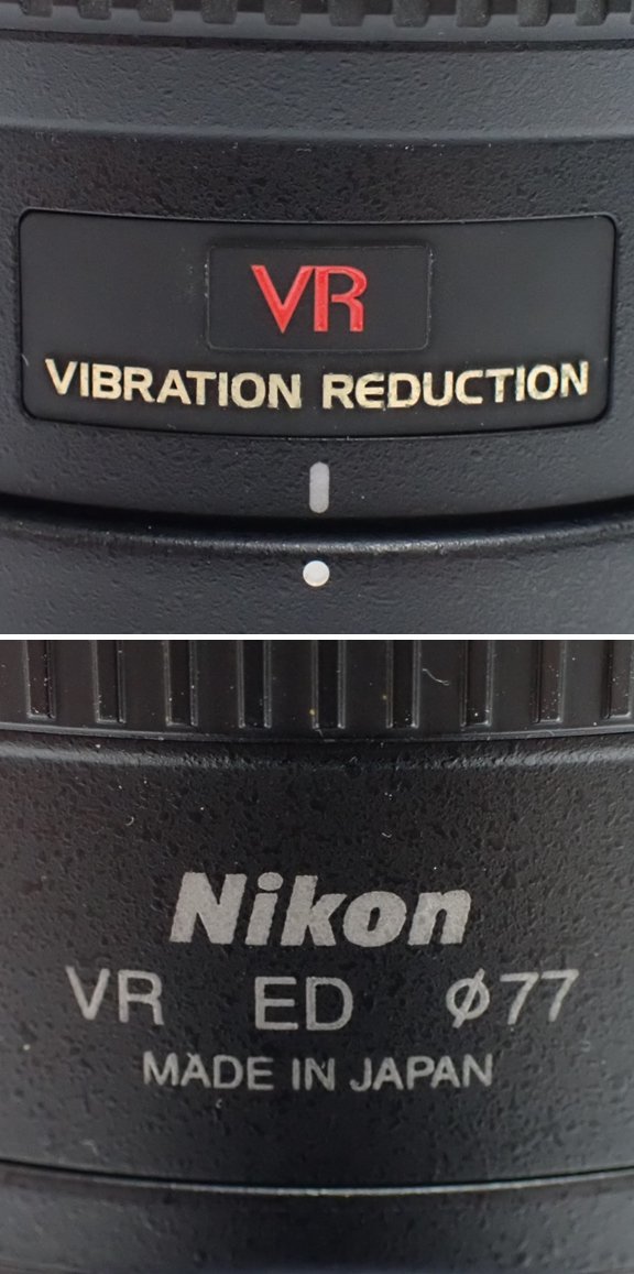 ★Nikon/ニコン AI AF VR Zoom-Nikkor 80-400mm f/4.5-5.6D ED 5倍望遠ズームレンズ/前後キャップ・フード付き/ジャンク扱い&1938900563_画像6