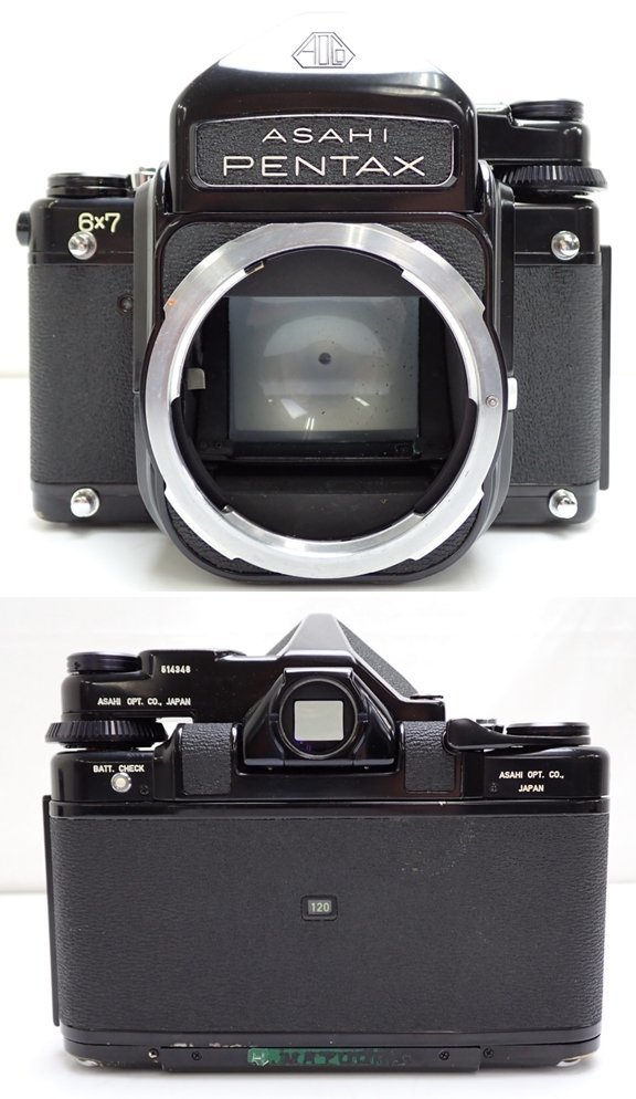 ★ASAHI PENTAX/アサヒペンタックス 6×7 中判カメラ/SMC TAKUMAR 75mm F4.5/フィルター・キャップ付き/ジャンク扱い&1938900560_画像2