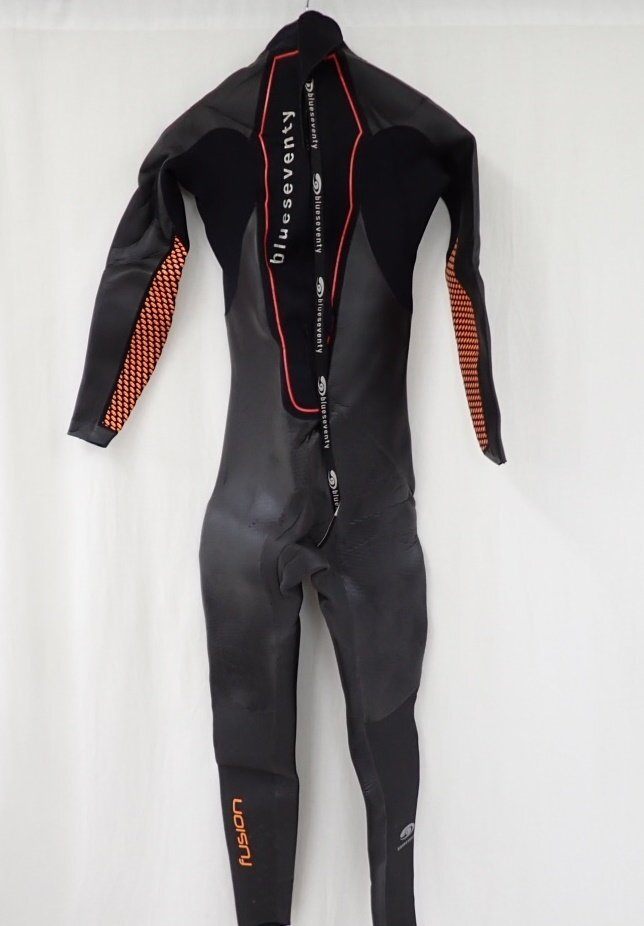 ★Blueseventy/ブルーセブンティ トライアスロン Fusion フルウェットスーツ メンズS相当/3mm/ブラック/保管袋付き&1963200001_画像2