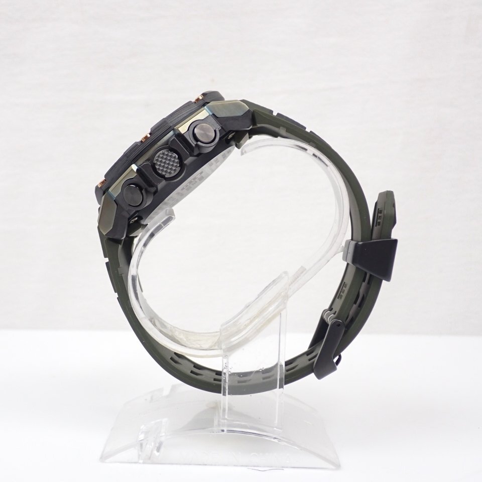 ■試着のみ カシオ G-SHOCK G-STEEL GST-B300XB-1A3JF Bluetoothソーラー/カーボンベゼル/サファイアガラス/デジアナ&1245800318の画像4