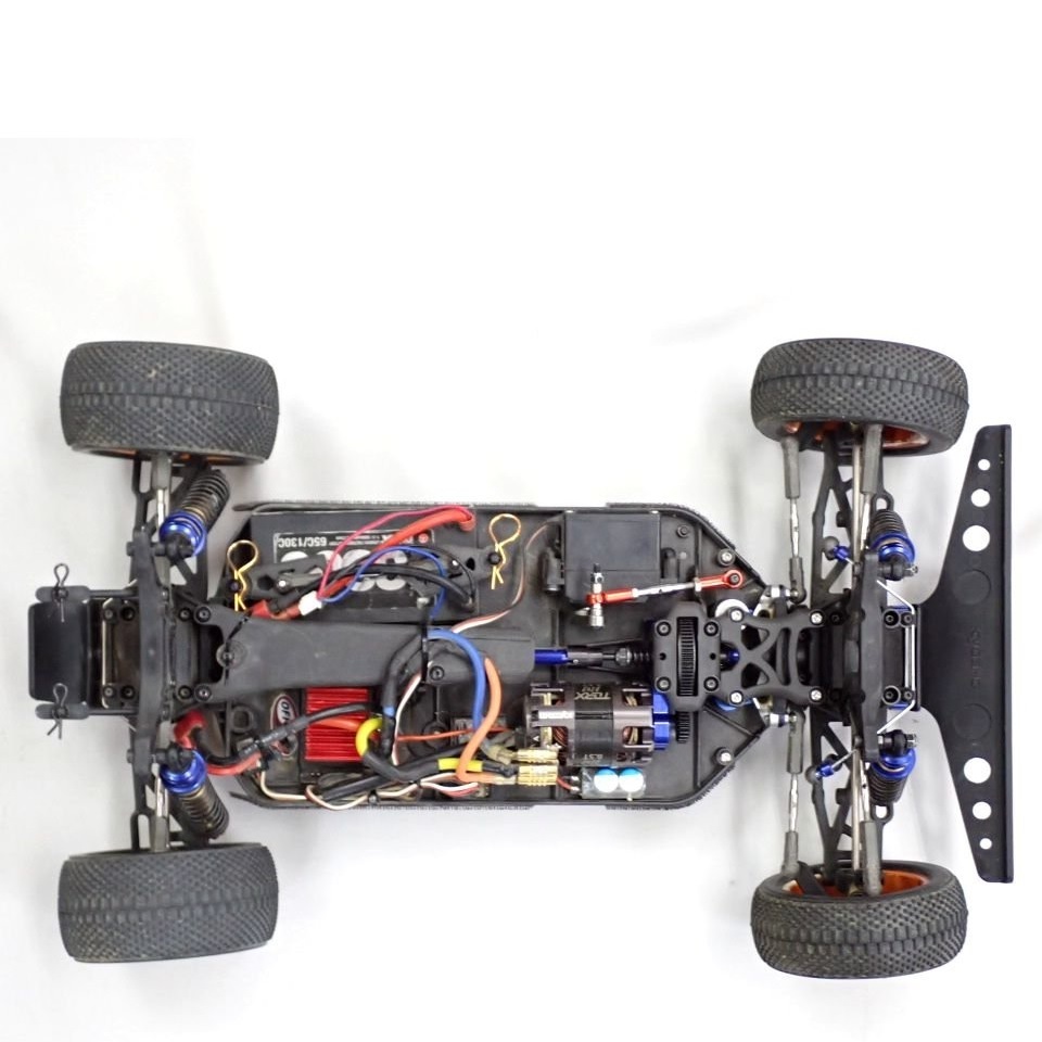 ★KYOSHO/京商 1/10電動RC EP 4WD LAZER/レーザー ZX-5 FS 完成品/30078/スペアタイヤ・ボディ等付属/バギー/ラジコン&1968100014_画像9