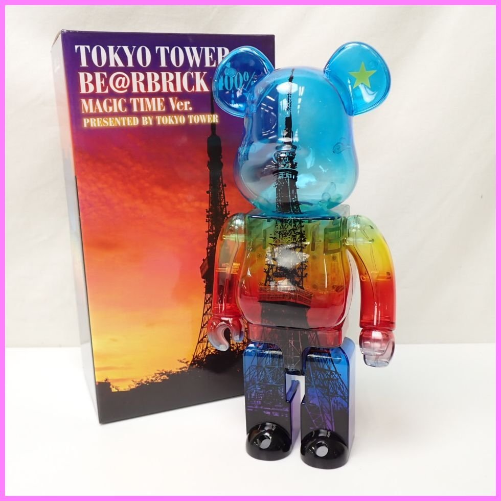 □MEDICOM TOY/メディコムトイ BE@RBRICK/ベアブリック 東京タワー 400％ MAGIC TIME Ver/外箱付き&1263700207_画像1