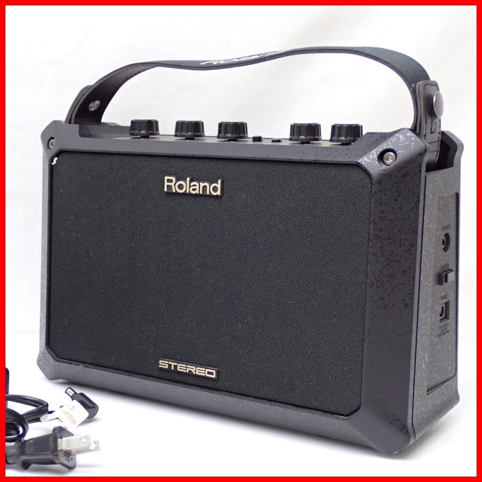 ★Roland/ローランド MOBILE AC アコースティックギターアンプ/電池駆動可/動作品/ACアダプター付き/モバイルアンプ&1029004842