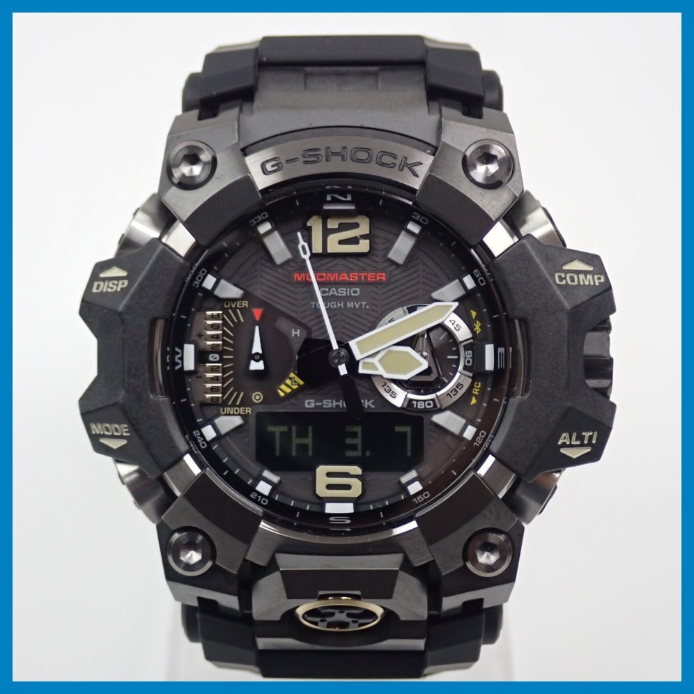 ■美品 カシオ G-SHOCK 目的地を指し示す マッドマスター GWG-B1000-1AJF ブラック/Bluetooth電波ソーラー/付属品有り&1245800334の画像1