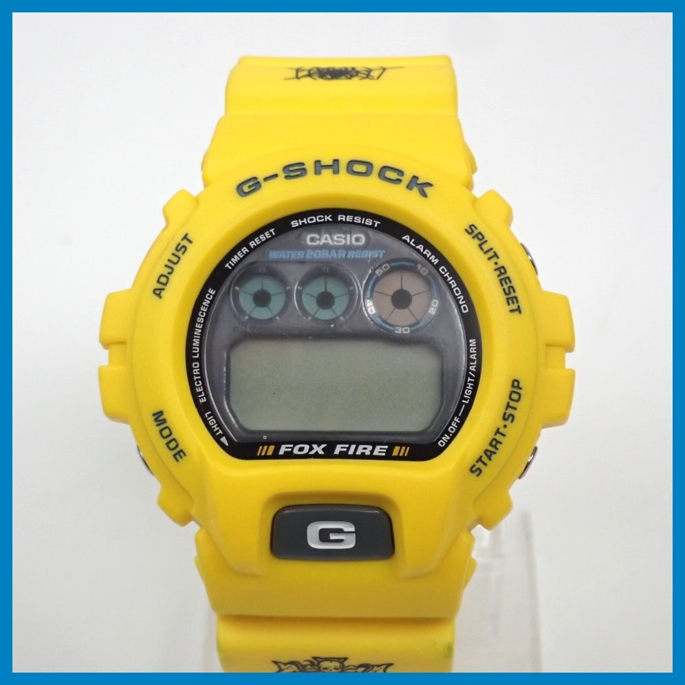 ■ Casio/Casio G-Shock Fox Fire Fire DW-6900H-9 Желтый/Трашер/Слэшер/Батарея Out/Vintage &amp; 1245800338