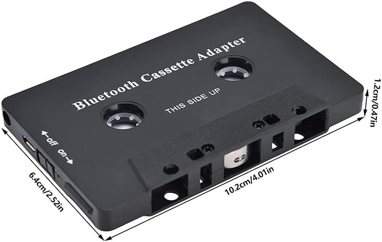 車のテープアダプター カセットテーププレーヤーアダプター ケーブルなし カーテープアダプター用 軽量 コンパクト ポータブルの画像4