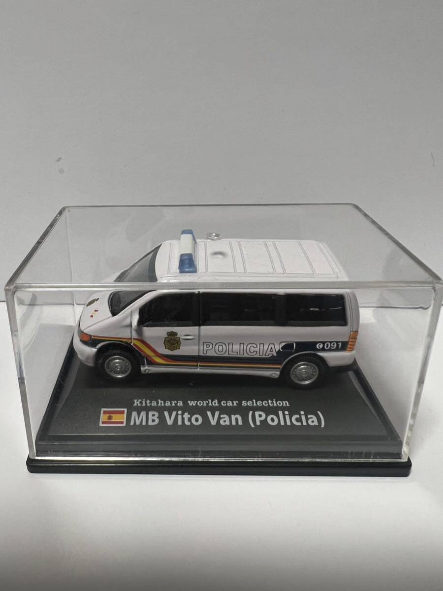 ★MB Vito Van（Policia）★北原ワールドカーセレクション★ミニカー_画像1