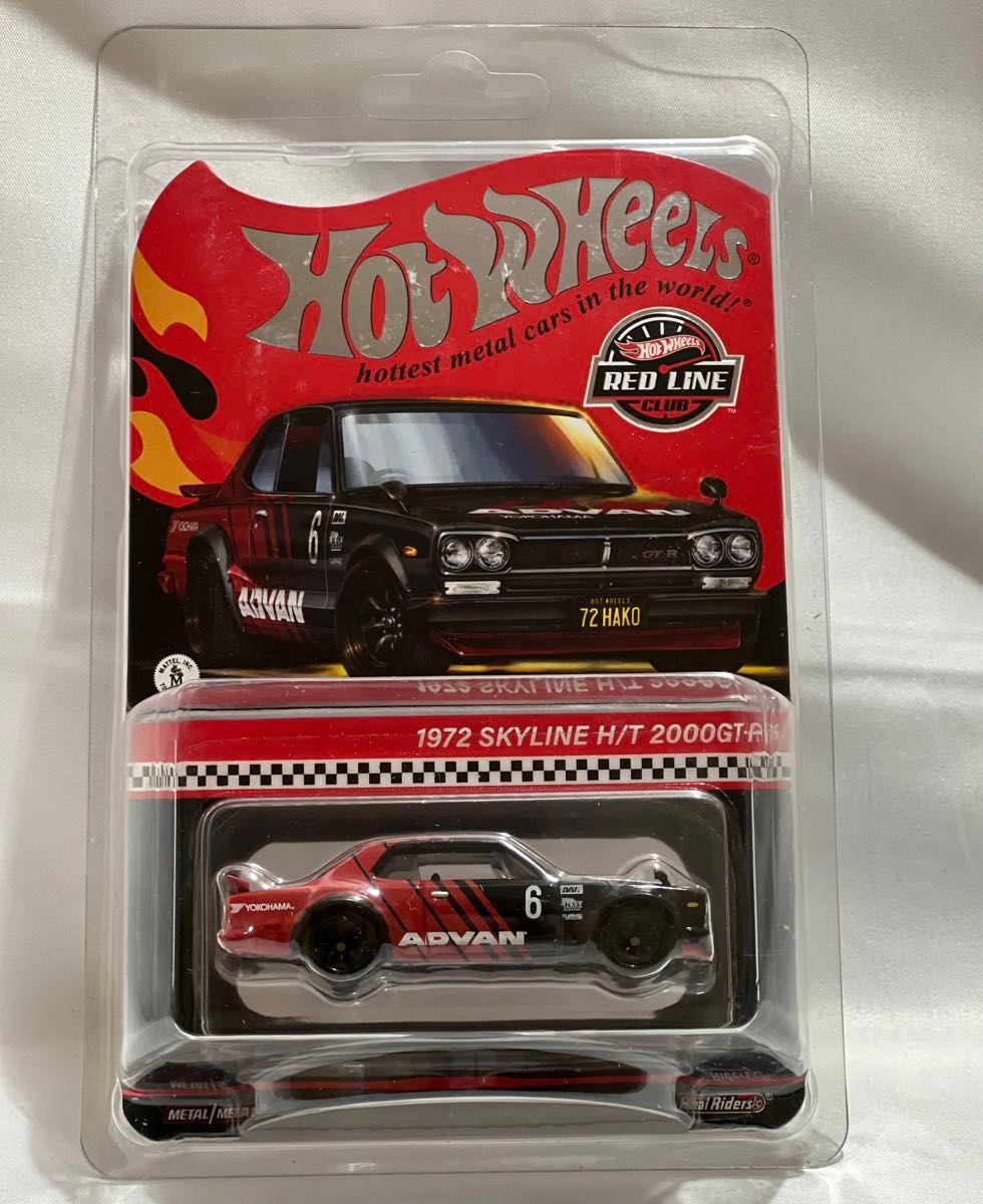 Hot Wheels RLC 1972 Skyline 2000 GT-R ホットウィール アドバン 日産 スカイライン ハコスカ