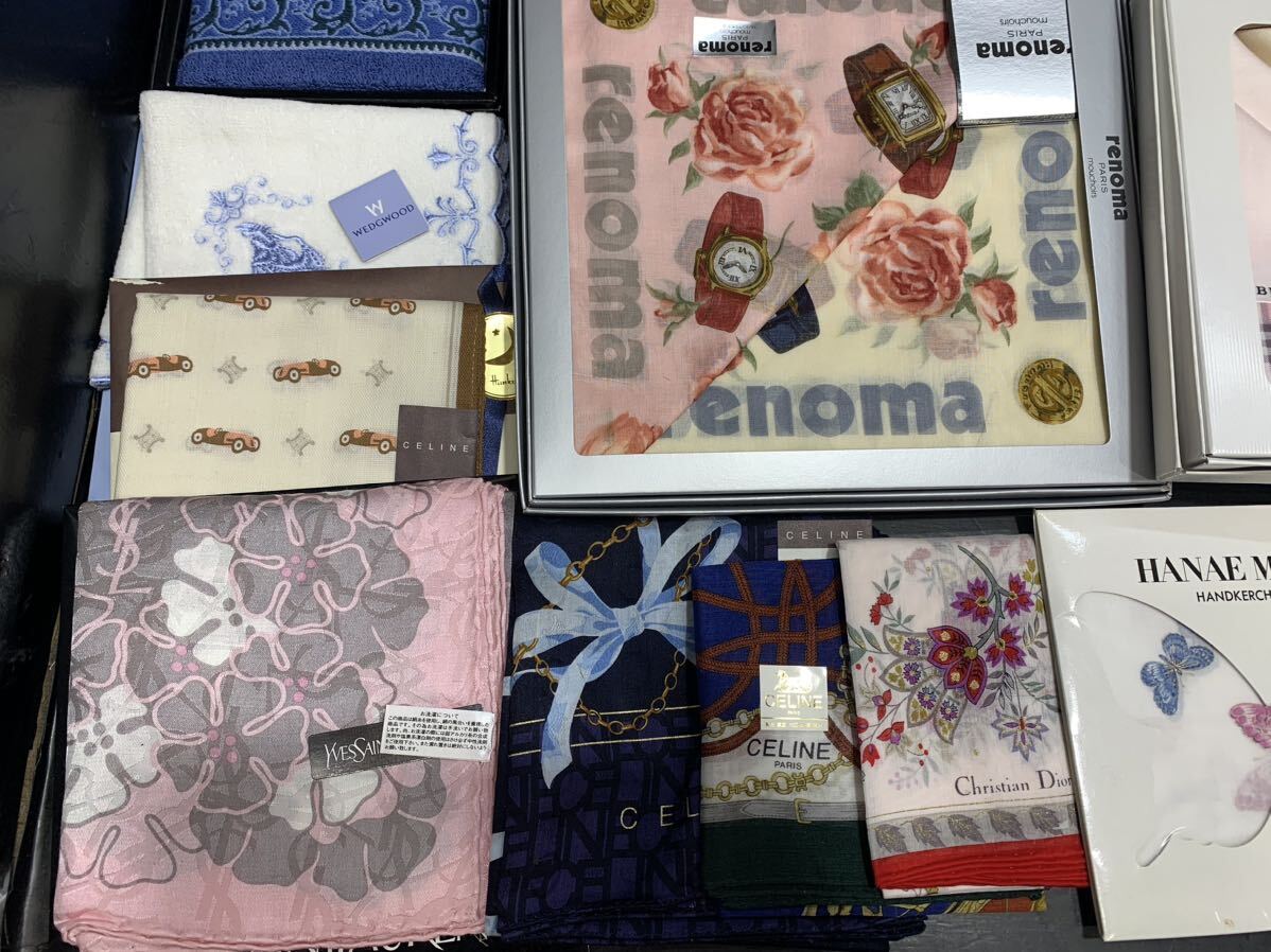  lady's small articles / handkerchie / towel handkerchie / bread ti stockings / socks /CELINE/Christian Dior/YSL/KENZO/BURBERRY/GIVENCHY/ other / large amount 