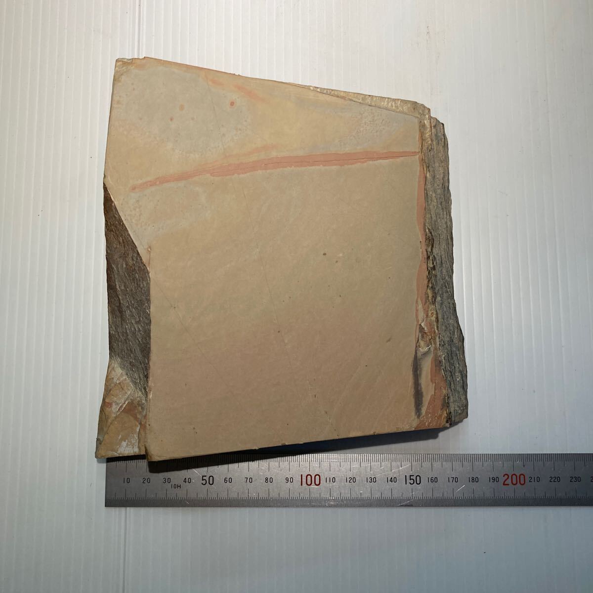 天然砥石 正本山本格品 戸前 梨地 とまえ さざれ名砥　最大値約18.5×17.5×5.8センチ