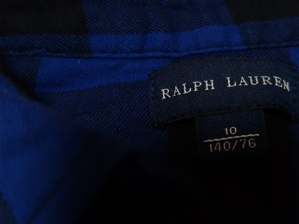 RALPH　LAURENシャツワンピース140_画像2