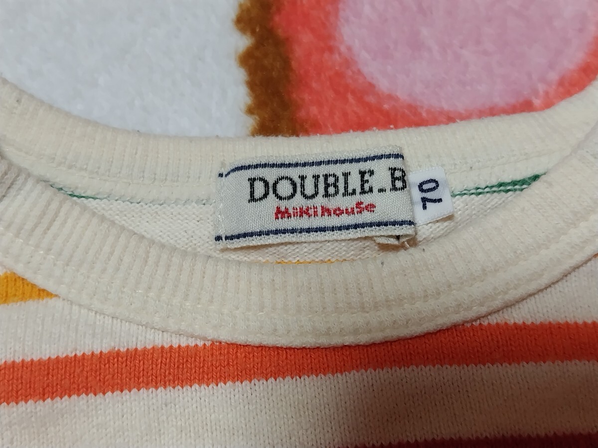 ミキハウスDOUBLE.B長袖T70の画像3