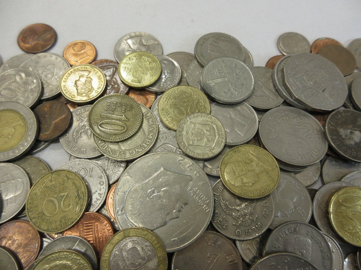 外国コイン　まとめて　約2kg　世界のコイン_画像5
