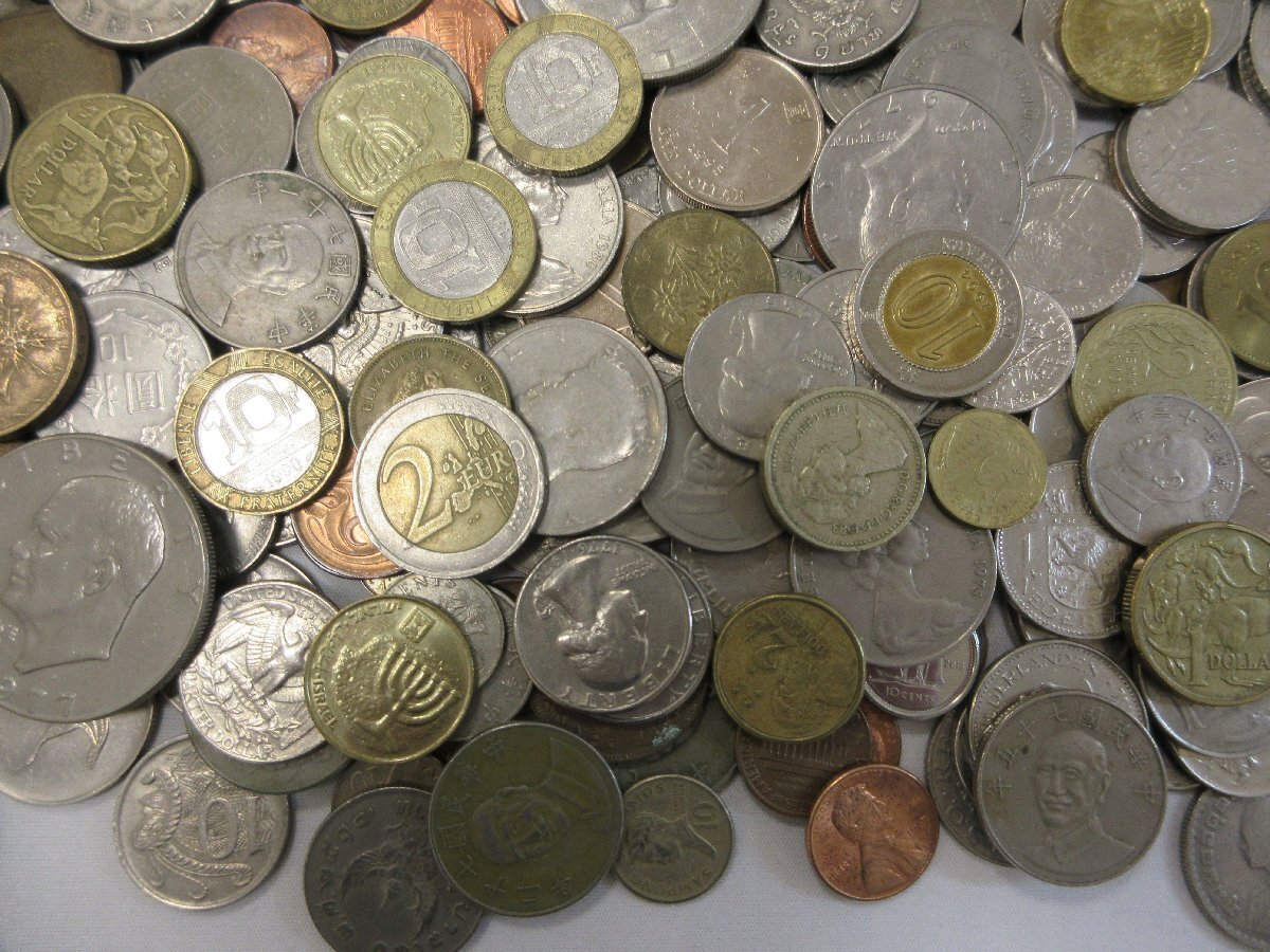 外国コイン　まとめて　約2kg　世界のコイン_画像6