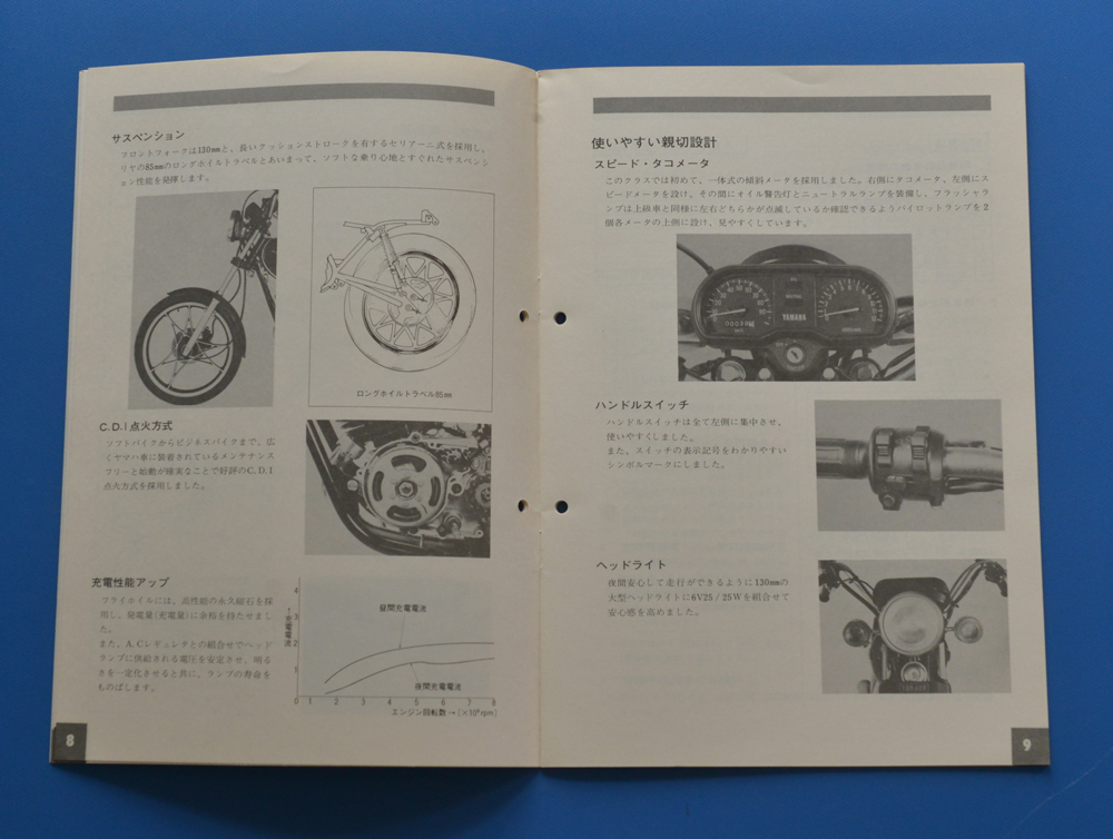 【Y-MAN06-27】ヤマハ RX50スペシャル 4U5 YAMAHA RX50 昭和55年7月 サービスガイド 整備の参考に の画像4